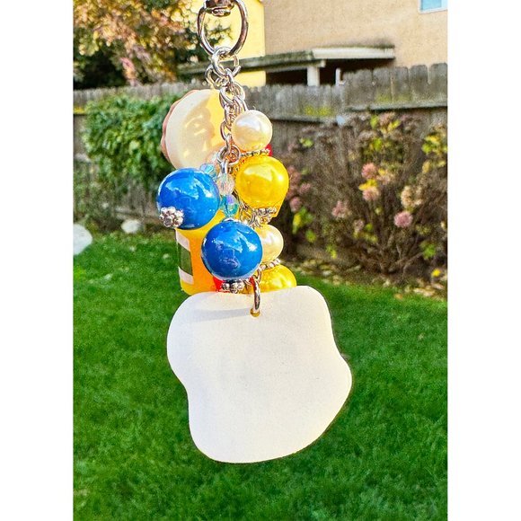 Heidi Kenney x Kid Robot Breakfast Egg Brunch Keychain Bag Purse Charm - Picture 6 of 6